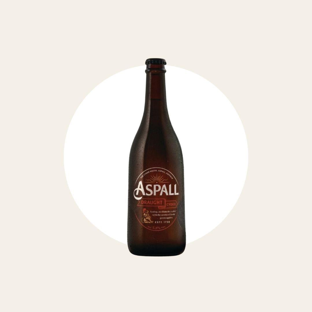 6 x Aspall Draught Fridge Bottle 500ml Bottle