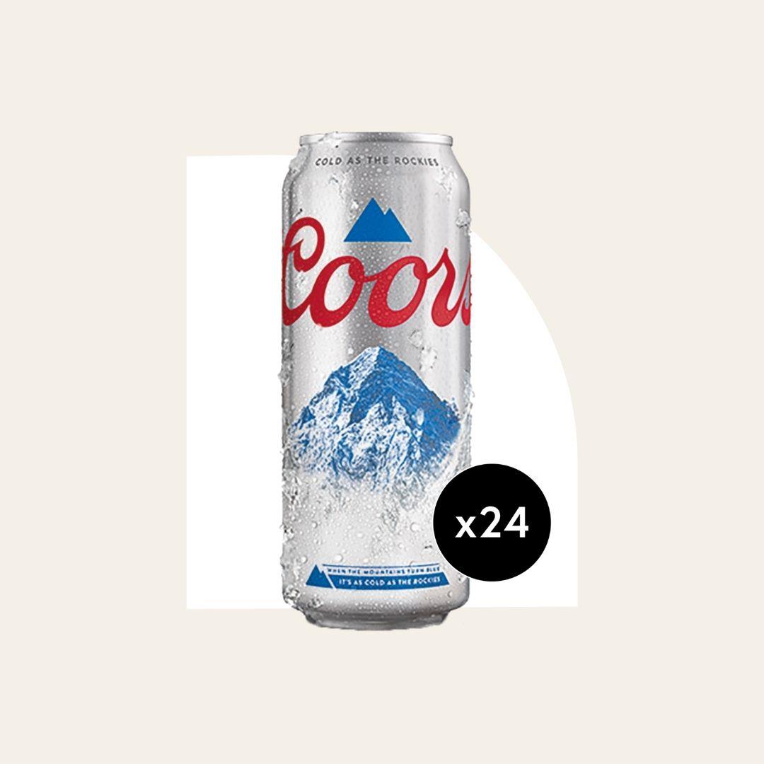 24 x Coors 4% 500ml Cans