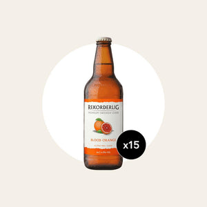 15 x Rekorderlig Blood Orange Cider 500ml Bottles