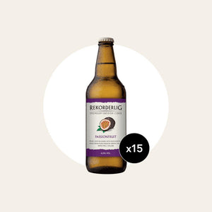 15 x Rekorderlig Passion Fruit Cider 500ml Bottles