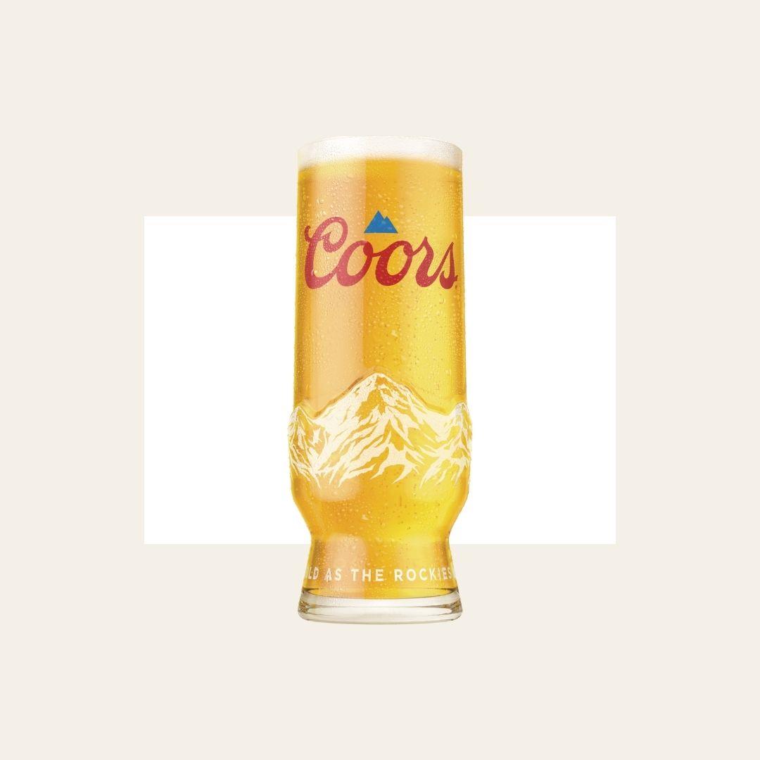 Coors Half Pint Glass