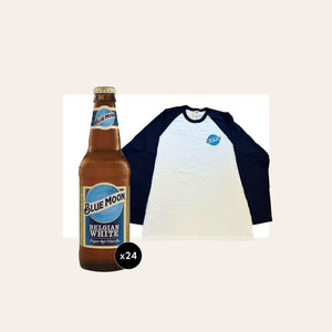 Blue Moon 24 x 330ml with Free Long Sleeve T-Shirt (Medium)