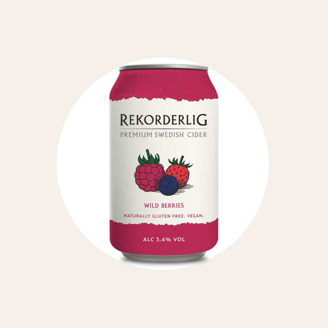 Rekorderlig Wild Berries 3.4% 24 x 330ml Can