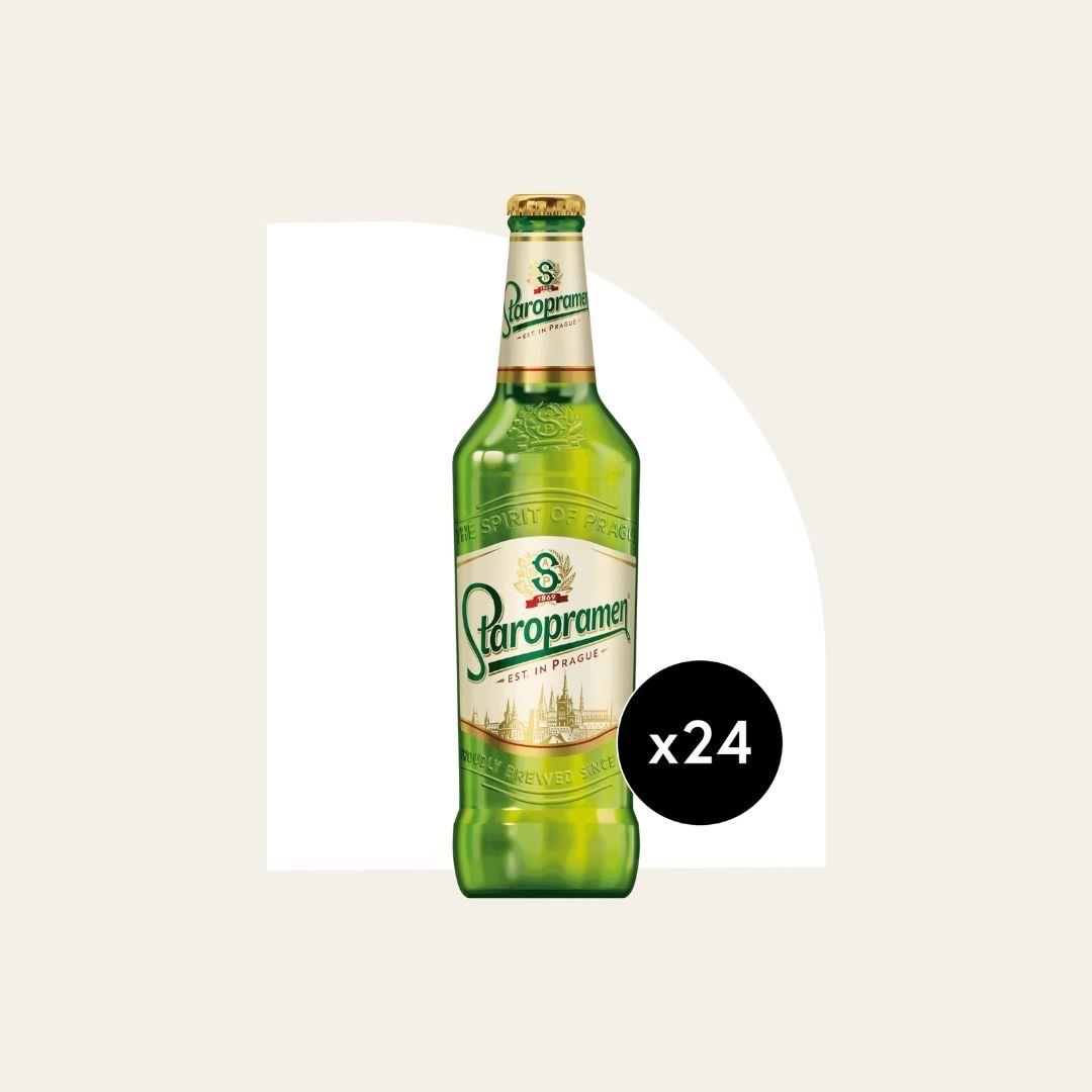 24 x Staropramen Pilsner 330ml Bottles