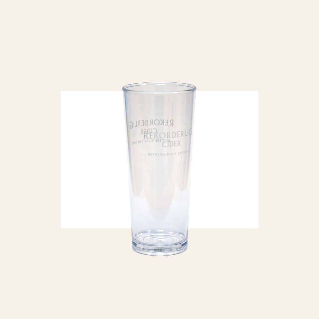 Rekorderlig Plastic Pint Glass