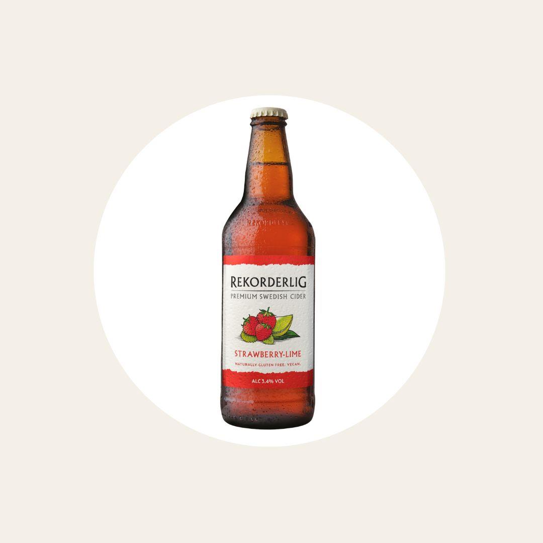 15 x Rekorderlig Strawberry Lime 3.4% 500ml NRB