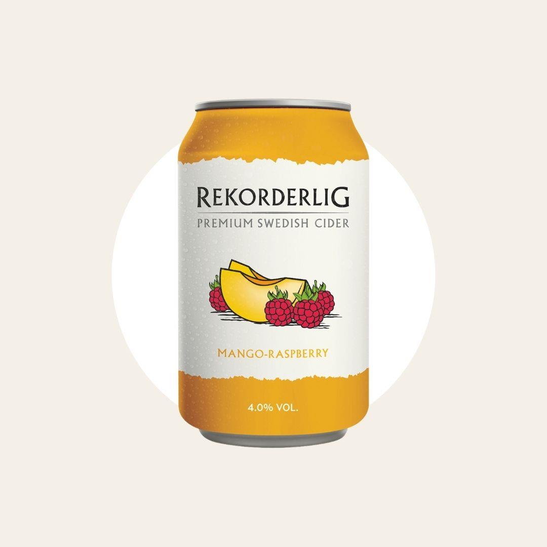 24 x Rekorderlig Mango-Raspberry Cider 330ml Cans