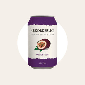 24 x Rekorderlig PassionFruit Cider 330ml Cans