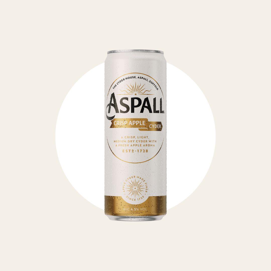 Aspall Crisp Apple Cyder 24 x 330ml Can BBD 11/10/25