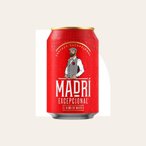 24 x  Madri Excepcional 330ml Cans