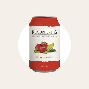 24 x Rekorderlig Strawberry & Lime 330ml Can