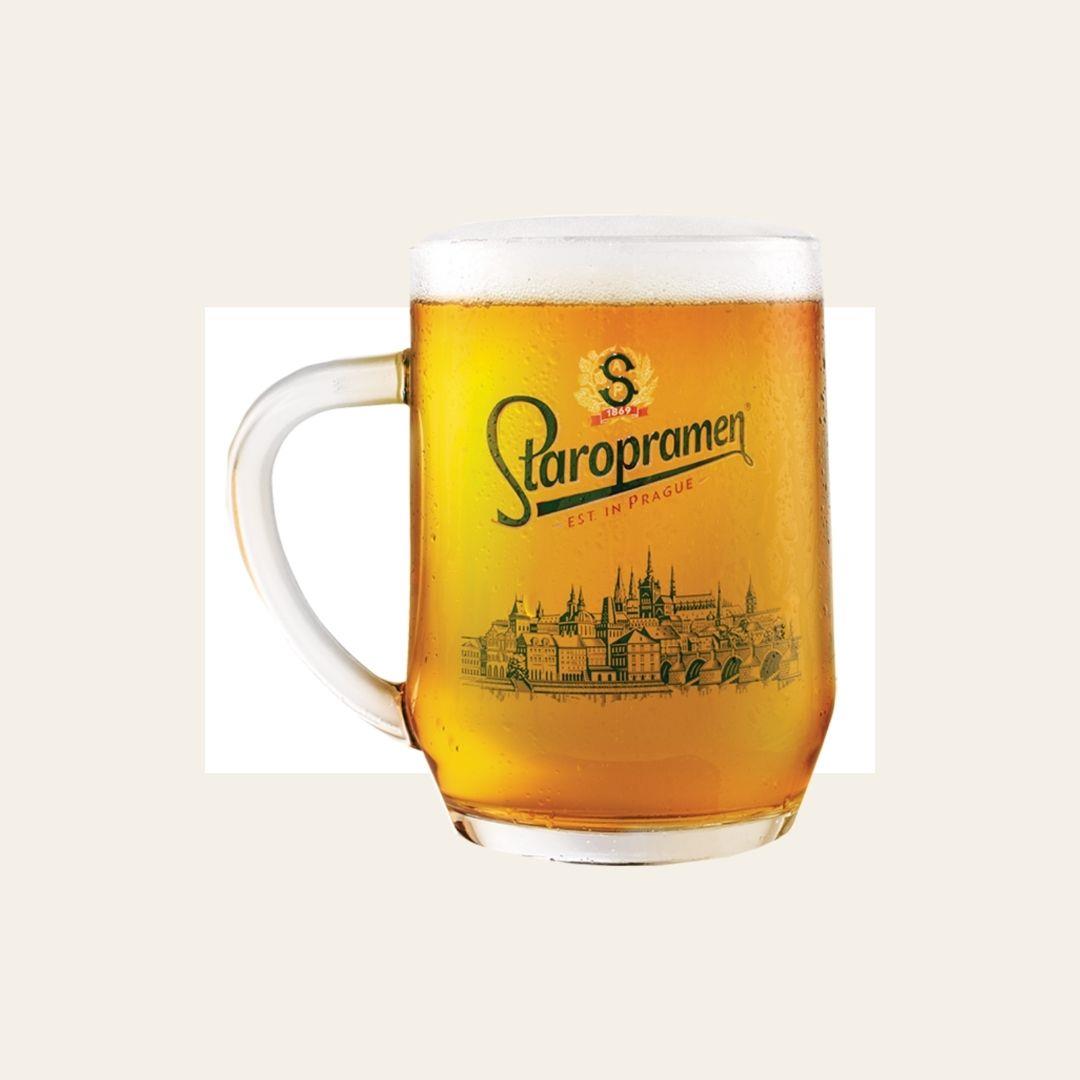 Staropramen Tankard Glass