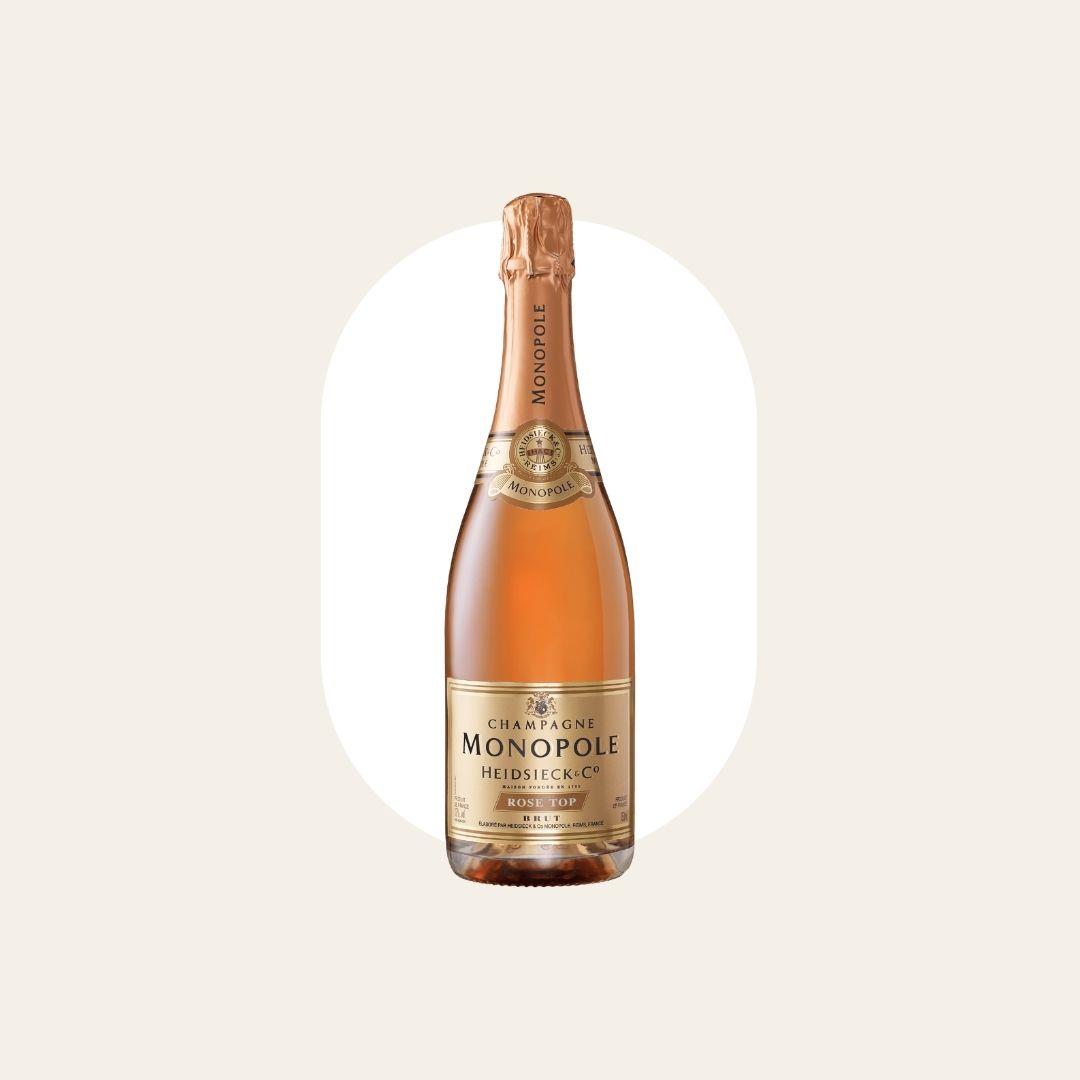 Heidsieck  Rose Champagne Bottle