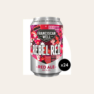 24 x Franciscan Well Rebel Red 330ml Cans