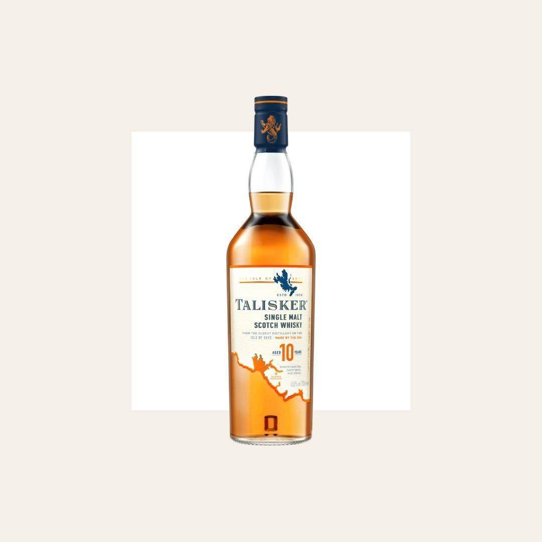 Talisker 10 Year Old Island Single Malt Scotch Whisky 700ml Bottle