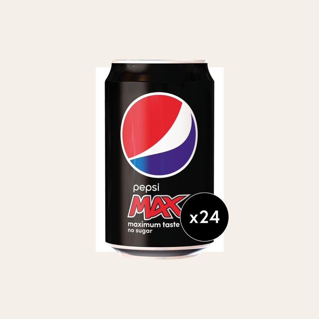 24 x Pepsi Max 330ml Can