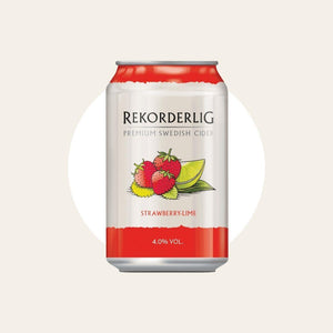 24 x Rekorderlig Strawberry & Lime 330ml Can