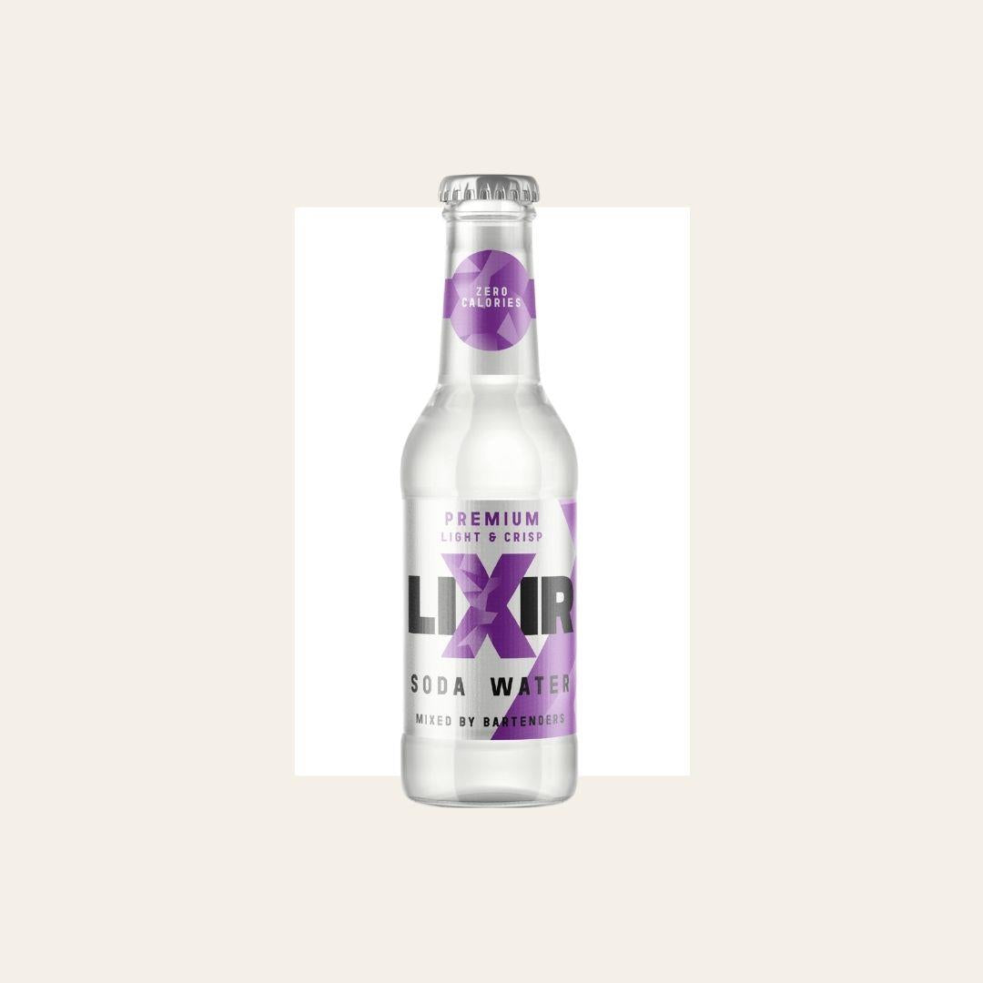 6 X Lixir Soda Water 200ml Bottle