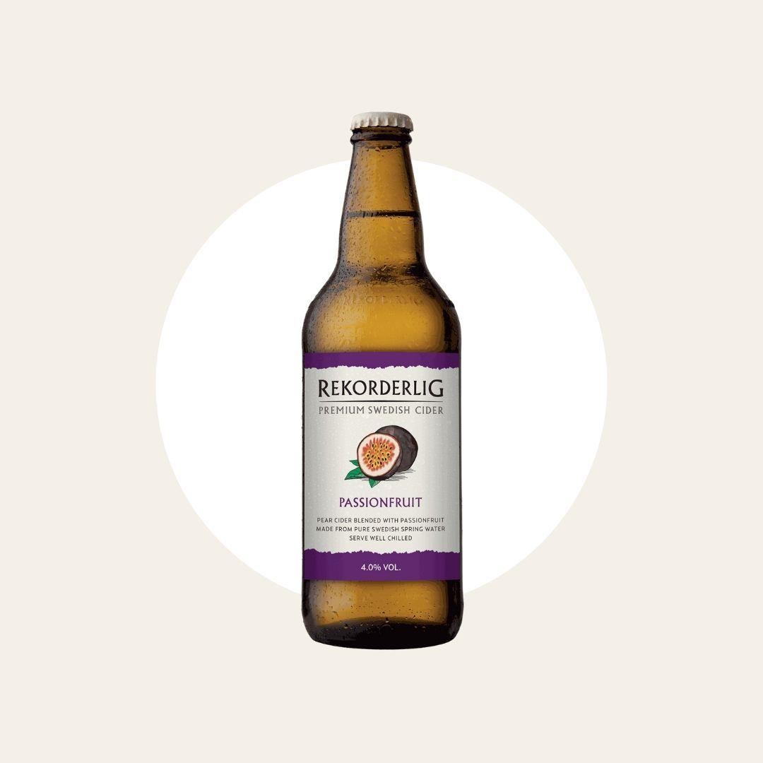 15 x Rekorderlig Passion Fruit Cider 500ml Bottle