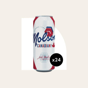 24 x Molson Canadian Lager 500ml Cans