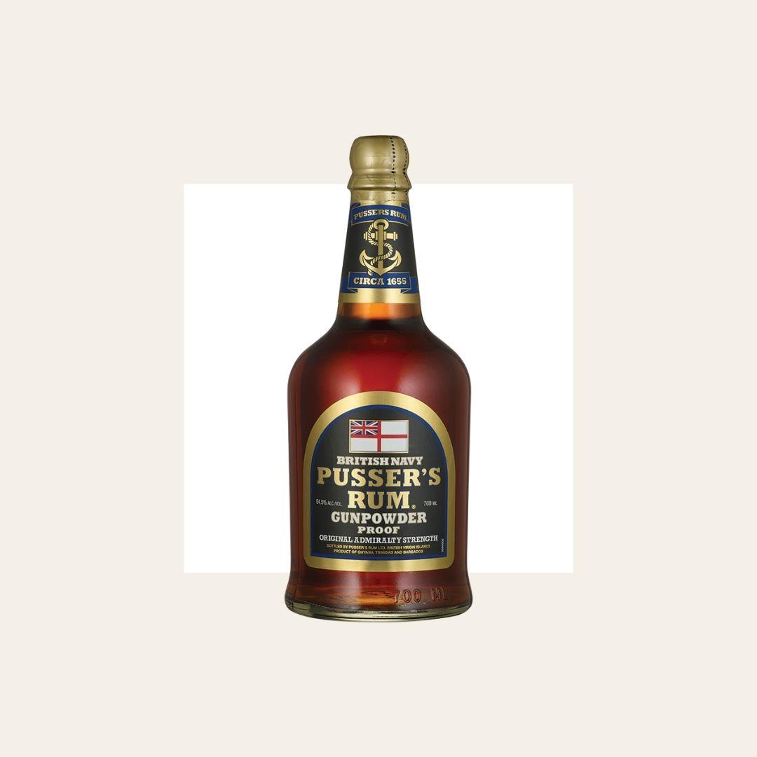 Pussers Gunpowder Proof Rum 700ml Bottle