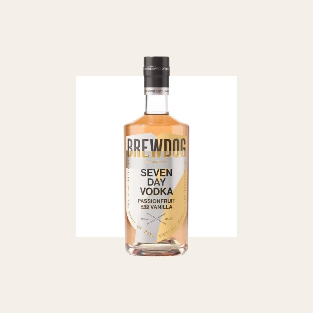 Brewdog Distilling Co. Seven Day Passionfruit & Vanilla Vodka Bottle