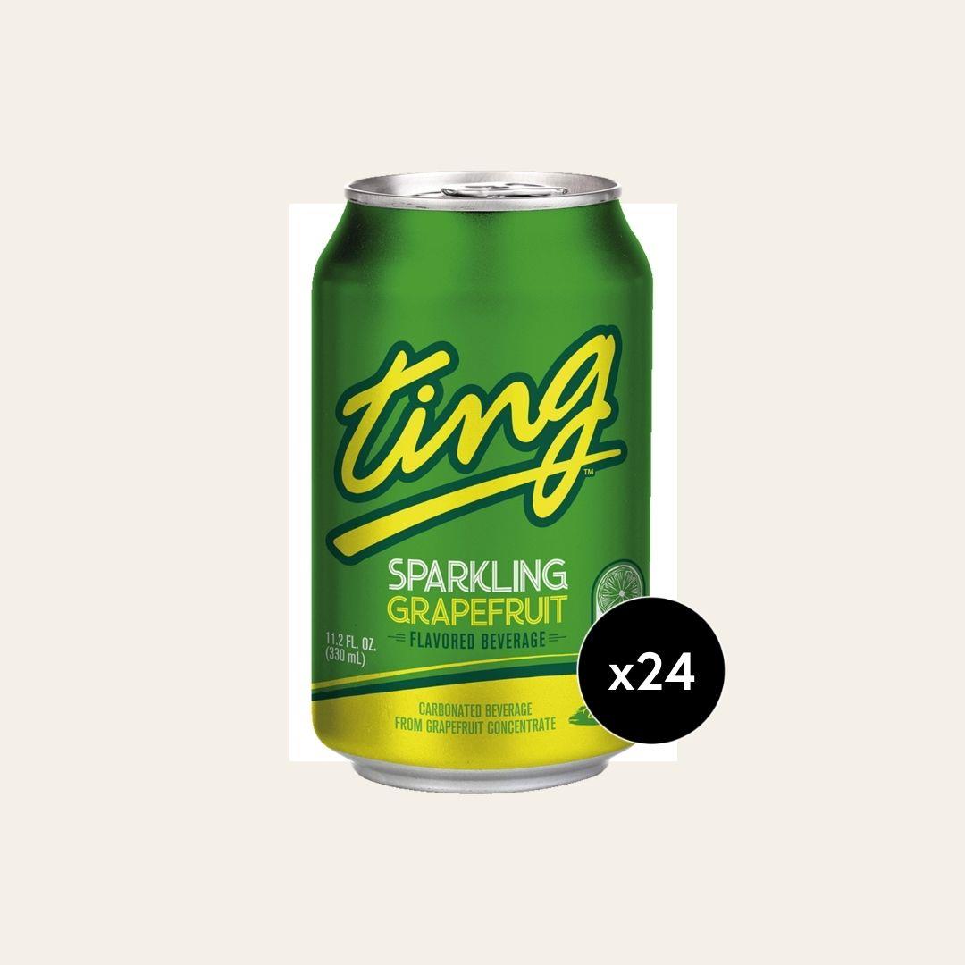 24 x Ting Grapefruit Juice 330ml Cans